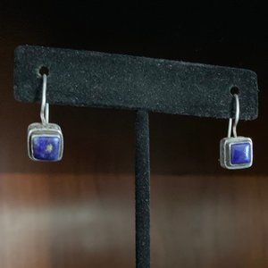 Sterling & lapis earrings